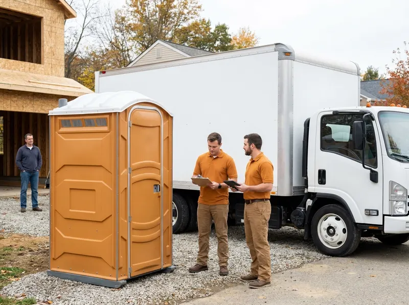 Construction Site Portable Toilet Rental in Pittsburgh, PA